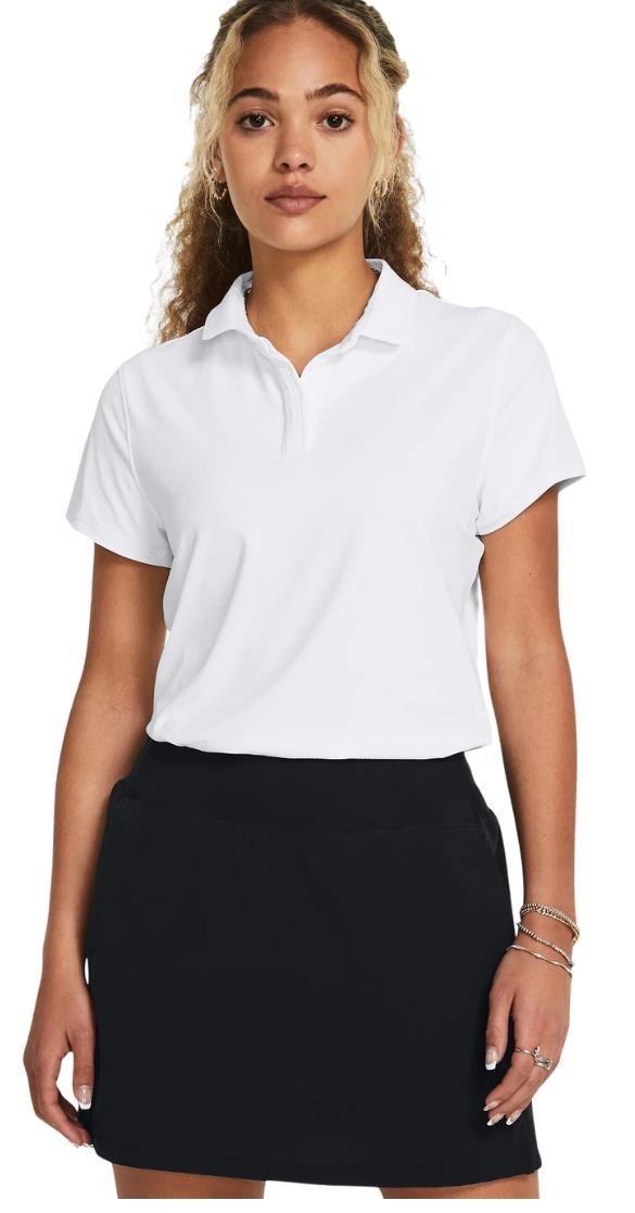 Under Armour Iso-Chill damskie polo, biało/granatowe
