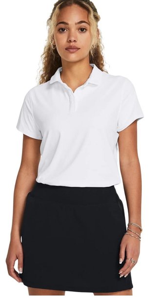 Under Armour Iso-Chill damskie polo, biało/granatowe