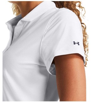 Under Armour Iso-Chill damskie polo, biało/granatowe