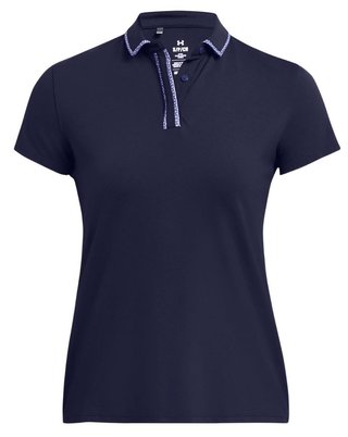 Under Armour Iso-Chill damskie polo, granatowo/białe