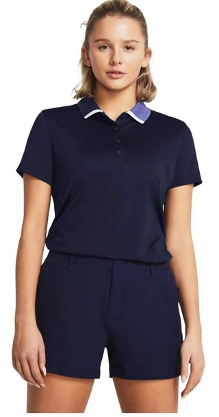 Under Armour Playoff Pitch damskie polo, midnight navy/starlight