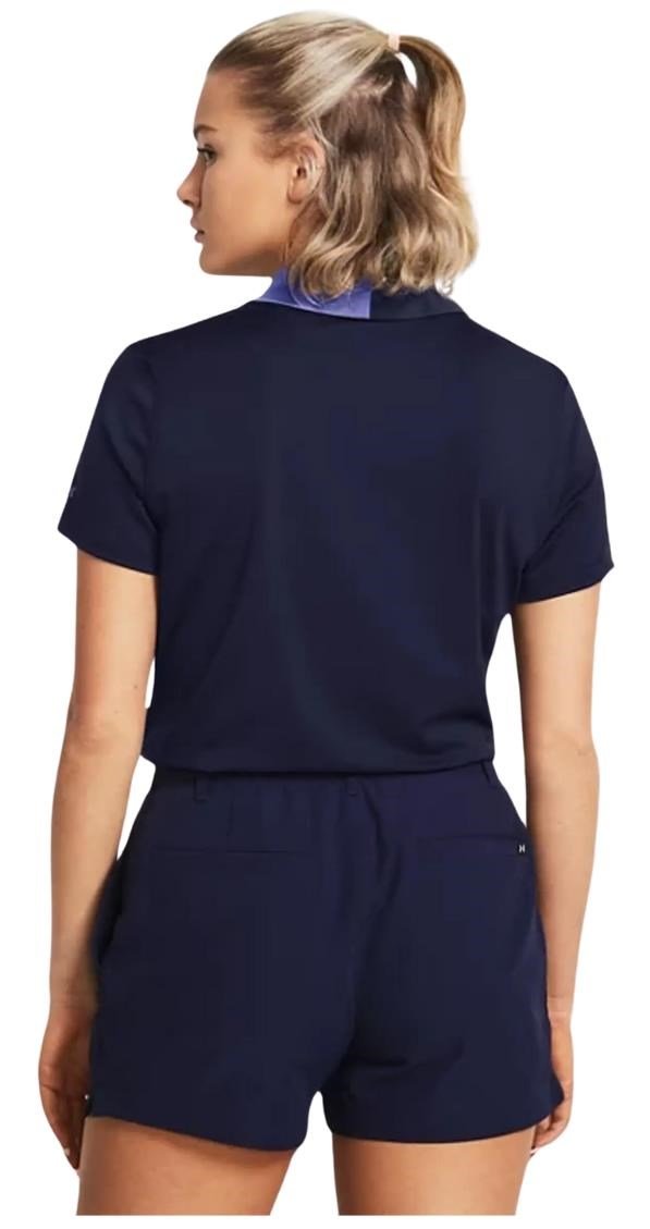 Under Armour Playoff Pitch damskie polo, midnight navy/starlight