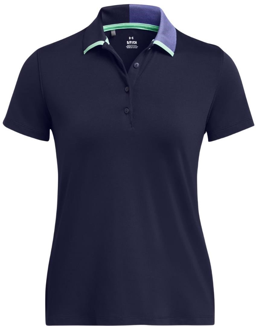 Under Armour Playoff Pitch damskie polo, midnight navy/starlight