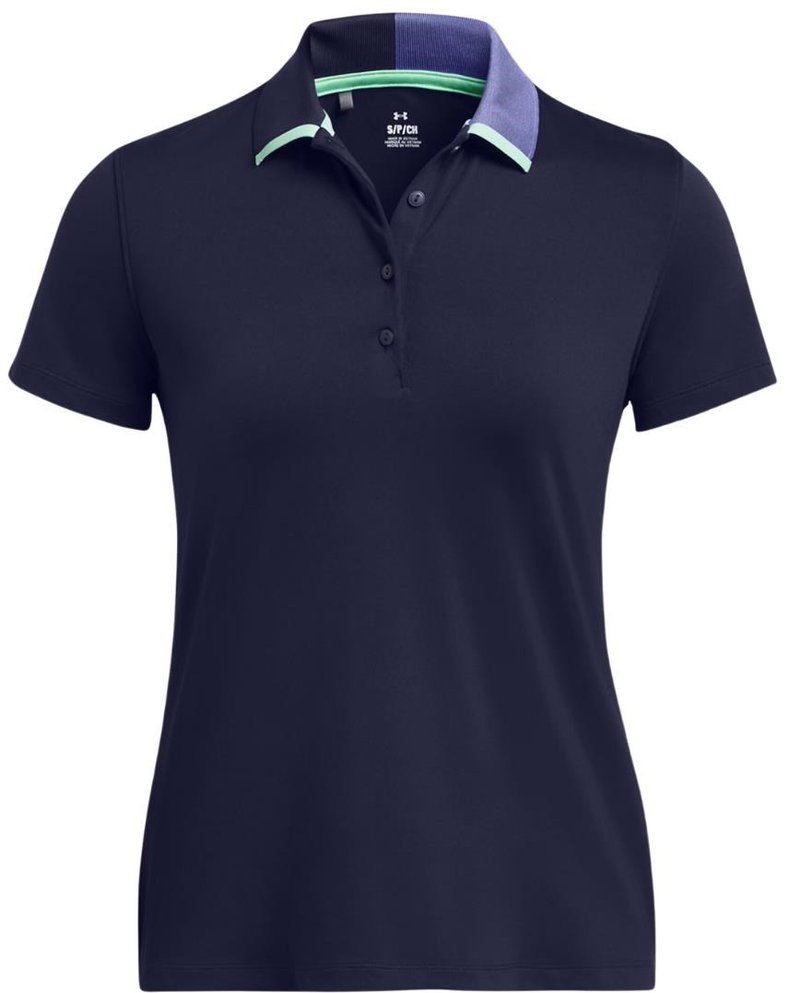 Under Armour Playoff Pitch damskie polo, midnight navy/starlight