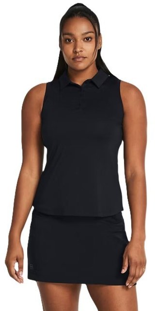 Under Armour Playoff Sleeveless damskie polo, czarno/szare