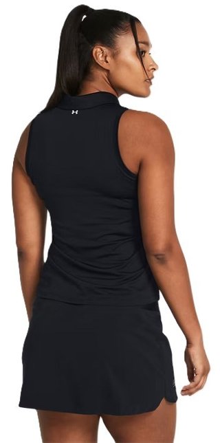 Under Armour Playoff Sleeveless damskie polo, czarno/szare