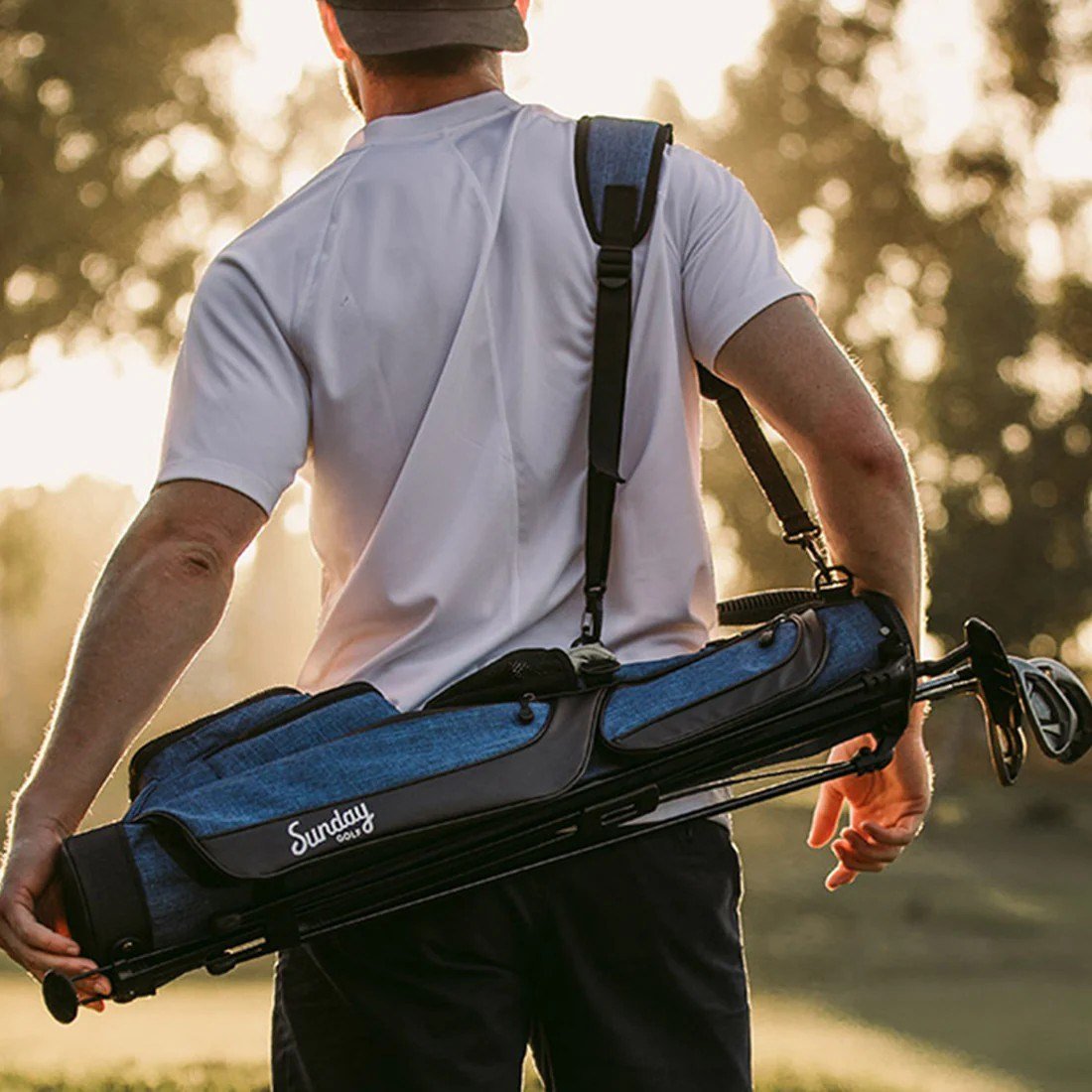 Sunday Golf Loma pencil bag, niebieski