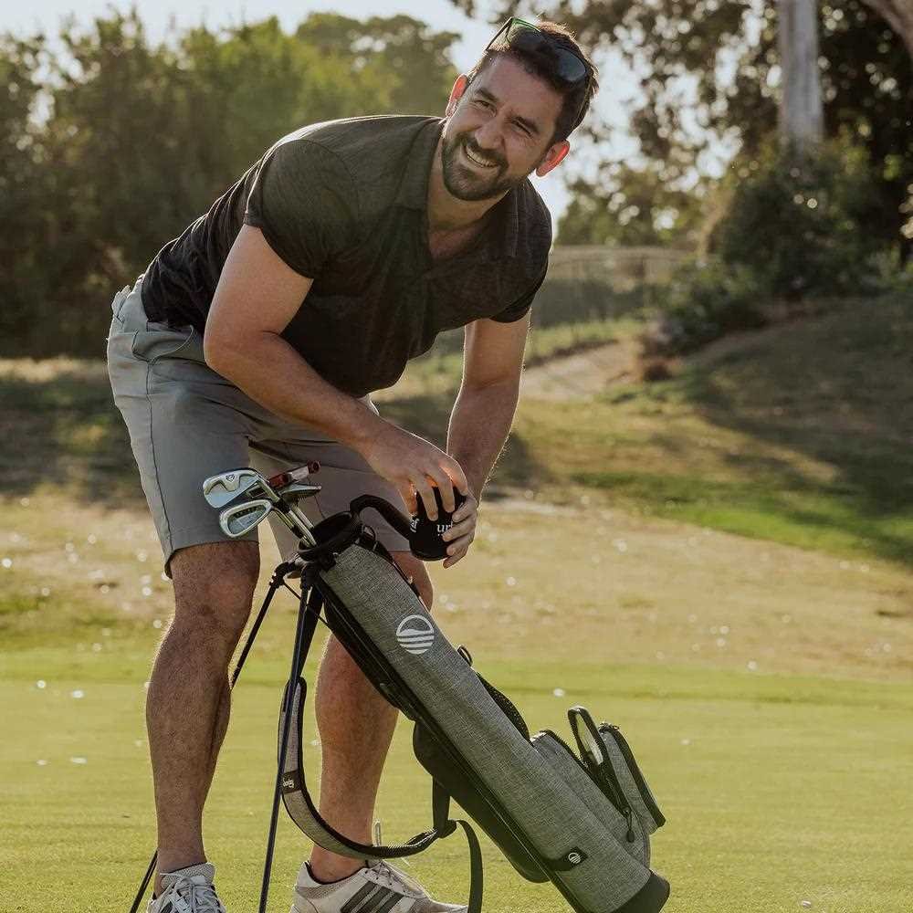 Sunday Golf Loma pencil bag, szary