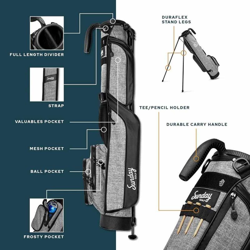 Sunday Golf Loma pencil bag, ron burgundy