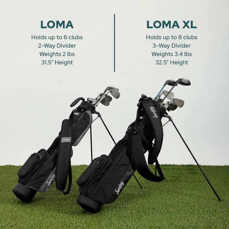 Sunday Golf Loma XL carry bag, niebiesky