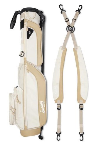 Sunday Golf Loma XL carry bag, beżowo/biały