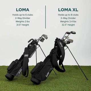 Sunday Golf Loma XL carry bag, beżowo/biały