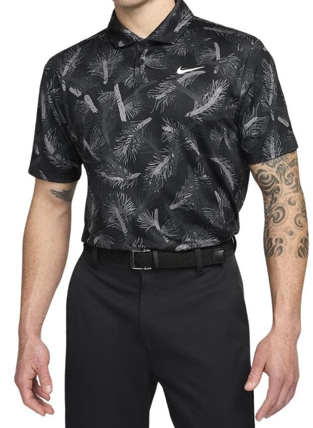 Nike Dri-Fit Tour męskie polo, szaro/czarne
