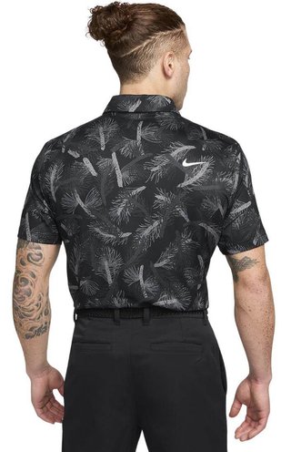 Nike Dri-Fit Tour męskie polo, szaro/czarne