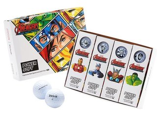 Volvik POWER SOFT MARVEL Avengers piłki golfowe