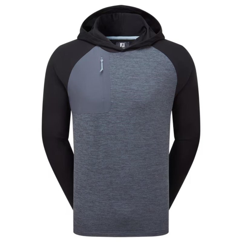 FootJoy ThermoSeries Pullover Hoodies męska bluza, szaro/czarna