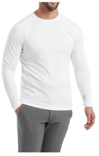 FootJoy ThermoSeries Fleece Base Layer męskie polo, białe