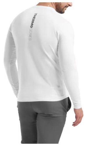 FootJoy ThermoSeries Fleece Base Layer męskie polo, białe