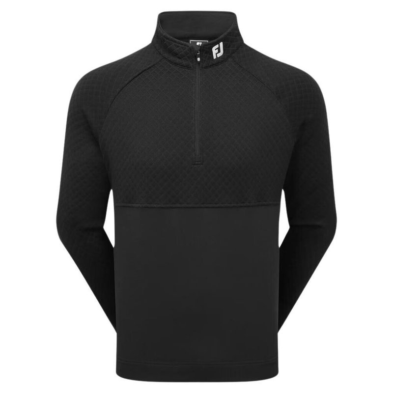 FootJoy Jacquard Thermal Chill-Out męska bluza, czarna