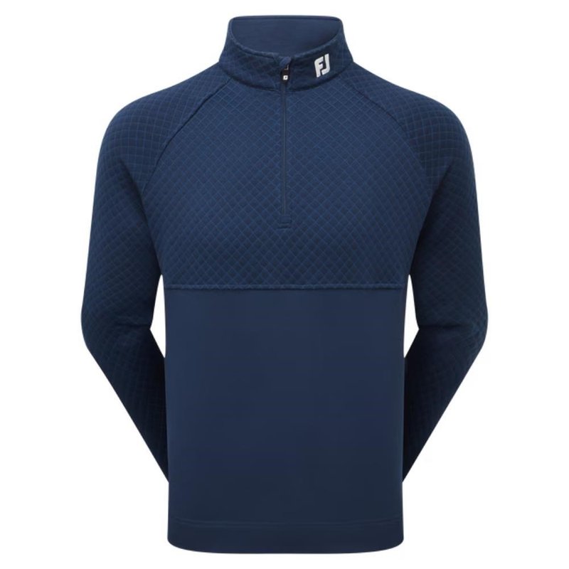 FootJoy Jacquard Thermal Chill-Out męska bluza, granatowa