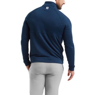 FootJoy Jacquard Thermal Chill-Out męska bluza, granatowa