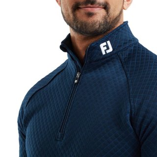 FootJoy Jacquard Thermal Chill-Out męska bluza, granatowa
