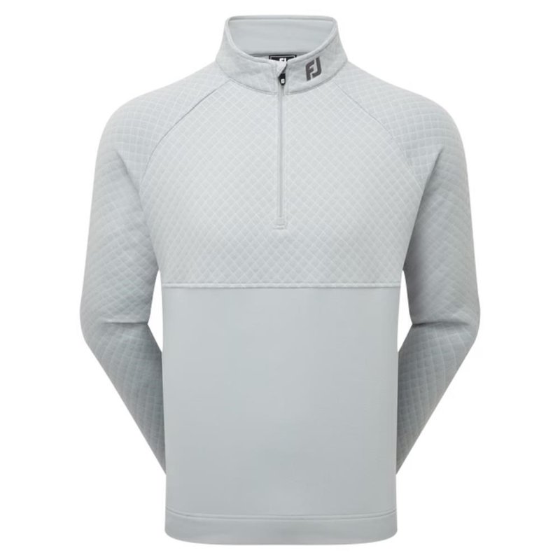 FootJoy Jacquard Thermal Chill-Out męska bluza, szara