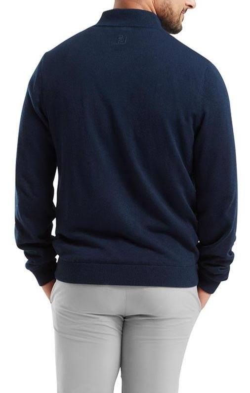 FootJoy Full-Zip Lined męski sweter, granatowy
