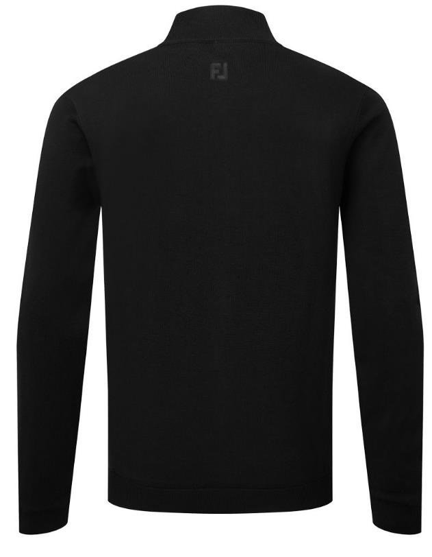 FootJoy Drirelease Full-Zip Midlayer męski sweter, czarny