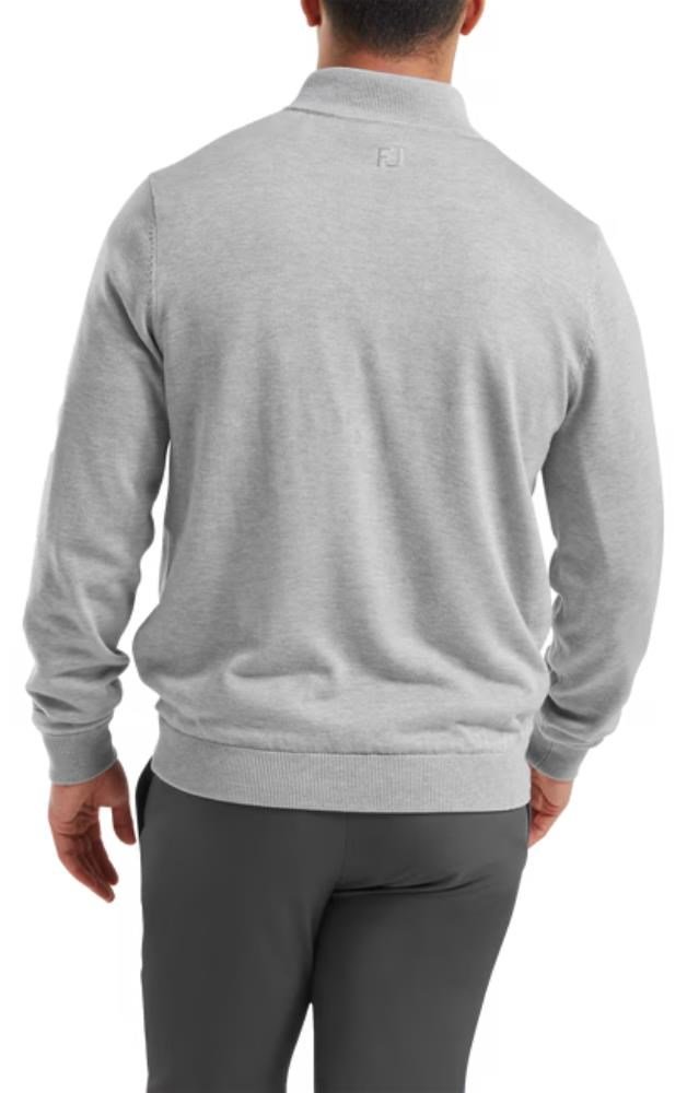 FootJoy Drirelease Full-Zip Lined męski sweter, szary