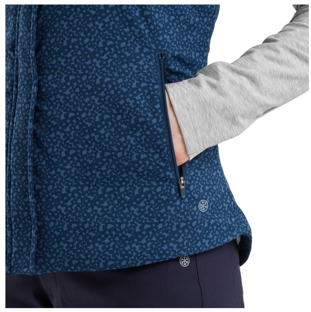 FootJoy ThermoSeries damska kamizelka, floral tonal navy