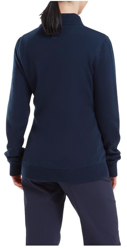 FootJoy Drirelease Full-Zip Lined damski sweter, navy
