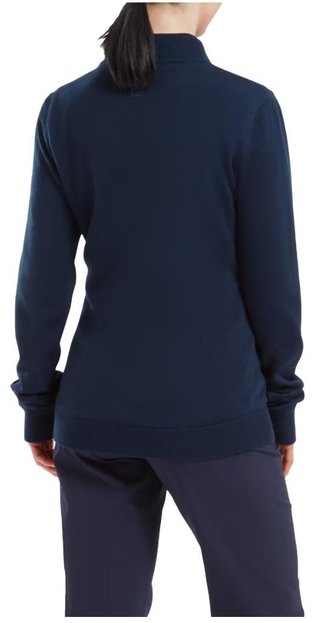 FootJoy Drirelease Full-Zip Lined damski sweter, navy