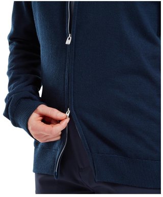 FootJoy Drirelease Full-Zip Lined damski sweter, navy