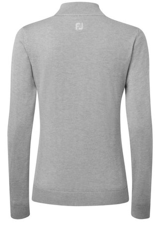 FootJoy Drirelease Full-Zip Lined damski sweter, szary