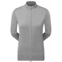 FootJoy Drirelease Full-Zip Lined damski sweter, szary
