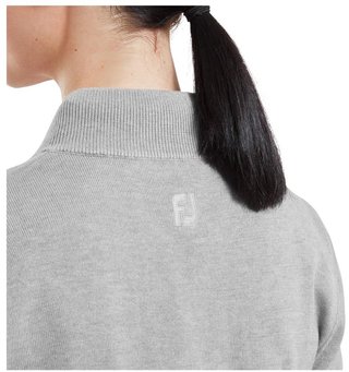 FootJoy Drirelease Full-Zip Lined damski sweter, szary