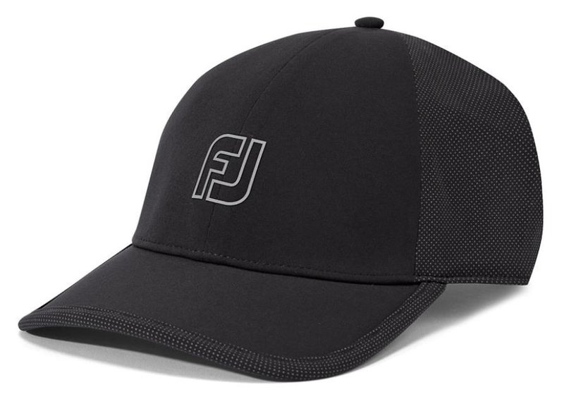 FootJoy HydroSeries Rain męska czapka z daszkiem, czarna