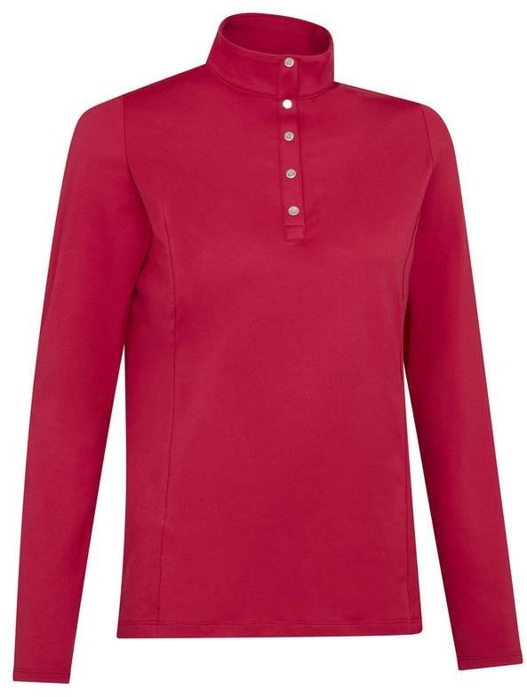 Callaway Thermal Longsleeve Fleece Back Jersey damska koszulka, persian red