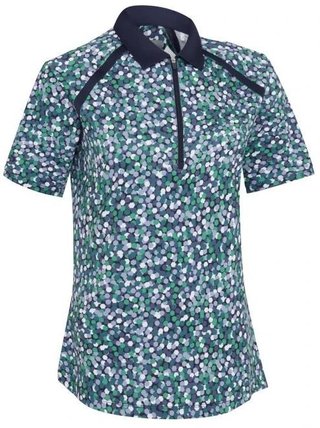 Callaway Hexagon Geo Raglan damskie polo, granatowe (peacoat)