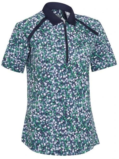 Callaway Hexagon Geo Raglan damskie polo, granatowe (peacoat)