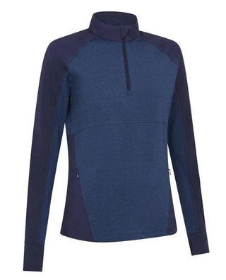 Callaway Lightweight Heathered damska bluza, granatowa