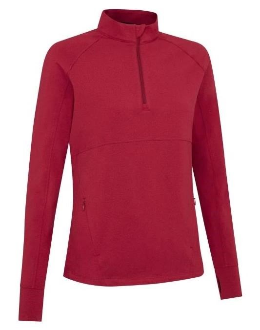 Callaway Lightweight Knit damska bluza, czerwona