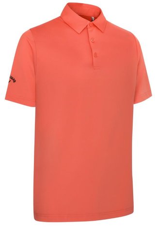 Callaway Swing Tech Solid męskie polo, spiced coral