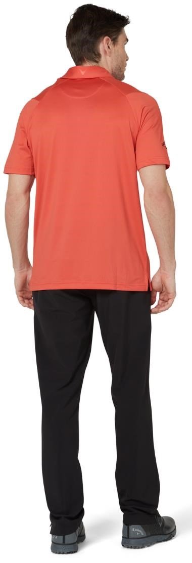 Callaway Swing Tech Solid męskie polo, spiced coral