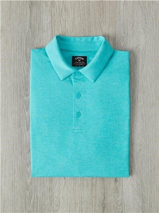 Callaway Premium Heathered męskie polo, ceramic heather