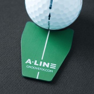 Groovefix A-Line BallMarker and Putting Alignment Aid, zielony