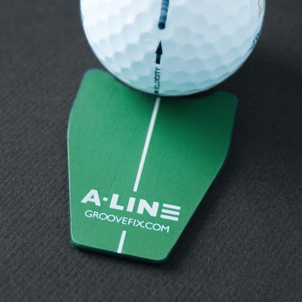 Groovefix A-Line BallMarker and Putting Alignment Aid, zielony