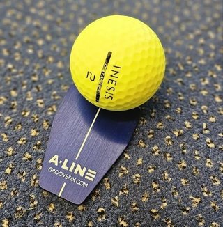Groovefix A-Line BallMarker and Putting Alignment Aid, granatowy