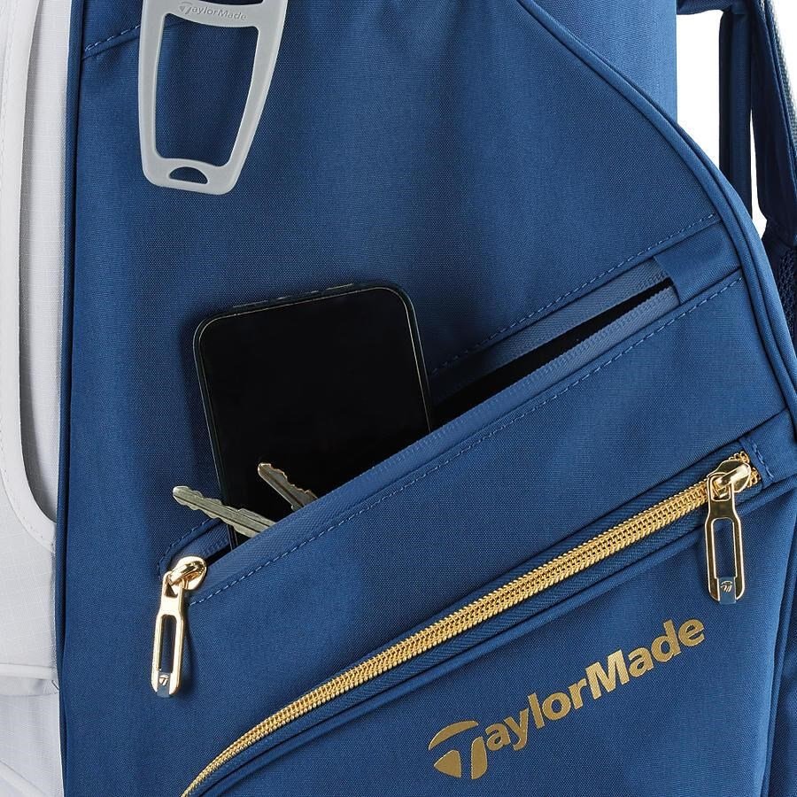TaylorMade Kalea Gold damski cart bag, granatowo/biały